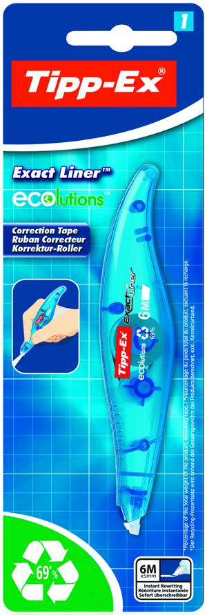 Roller de correction Tipp-Ex Exact Liner ecolutions - 6 m x 5 mm