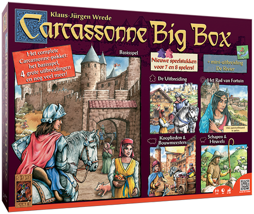 in het geheim Afm vermoeidheid Carcassonne Big Box 2 - Bordspel | Standaard Boekhandel