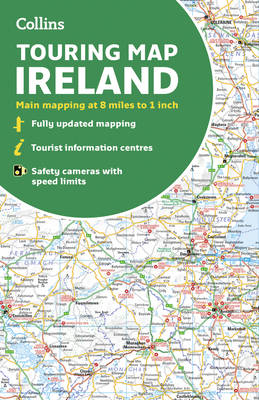 Collins Ireland Touring Map Standaard - Front Medium 320152465