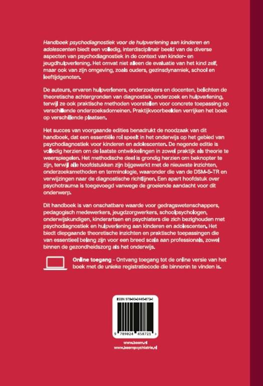 Handboek Psychodiagnostiek Voor De Hulpverlening Aan Kinderen En ...