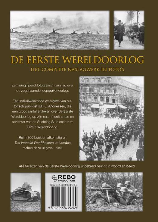 De Eerste Wereldoorlog J.H.J. Andriessen Oorlog 9789036635769 Standaard Boekhandel