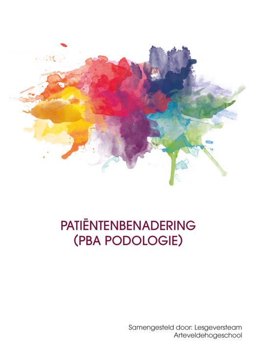 Patiëntenbenadering (PBA Podologie) Nancy van Ranst Psychologie