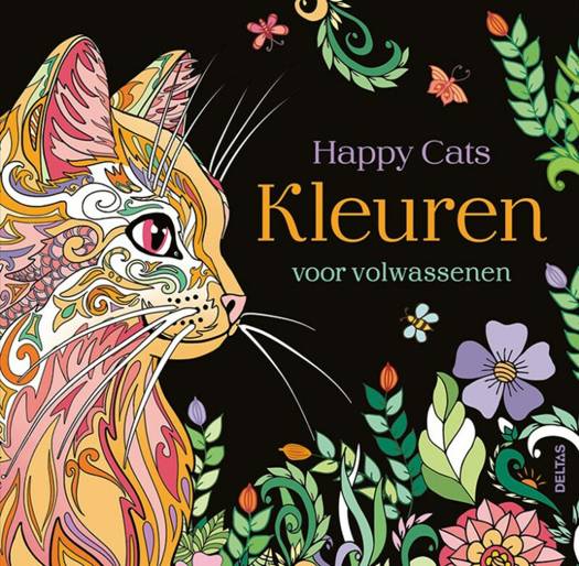 Happy Cats - Kleuren voor volwassenen Znu | Tekenen, Schilderen Knutselen | 9789044762594 | Standaard Boekhandel