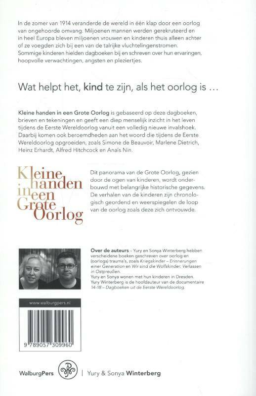 Kleine handen in een grote oorlog Sonya Winterberg, Yury Winterberg Literatuurwetenschap